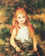 Pierre Renoir Girl with Sheaf of Corn Sweden oil painting reproduction